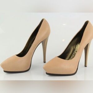 NWT! Lanvin Leather Platform Heels Sz 38  Pointed Toe Pumps Stiletto Heel